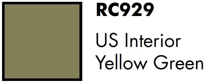 AK Interactive Real Colors US Interior Yellow Green 17 ml.