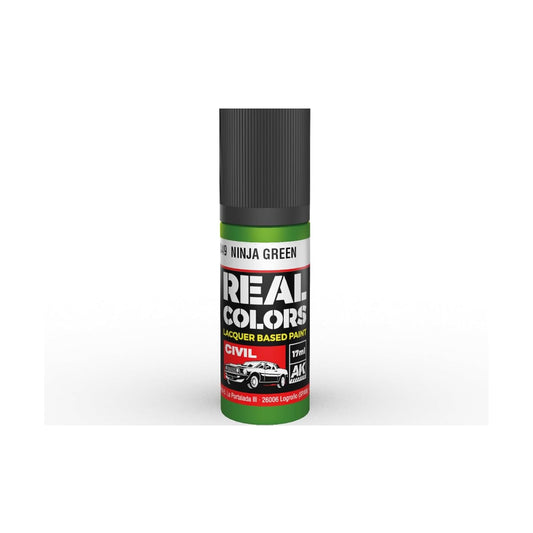 AK Interactive Real Colors Ninja Green 17 ml.