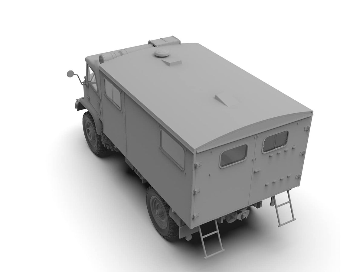 Unimog S 404 with box body