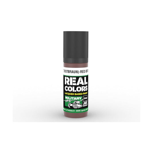AK Interactive Real Colors Rot (Rotbraun)-Red Brown RAL 8012 17 ml.
