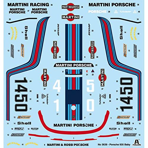 Italeri Porsche 935 Baby, Multicolor