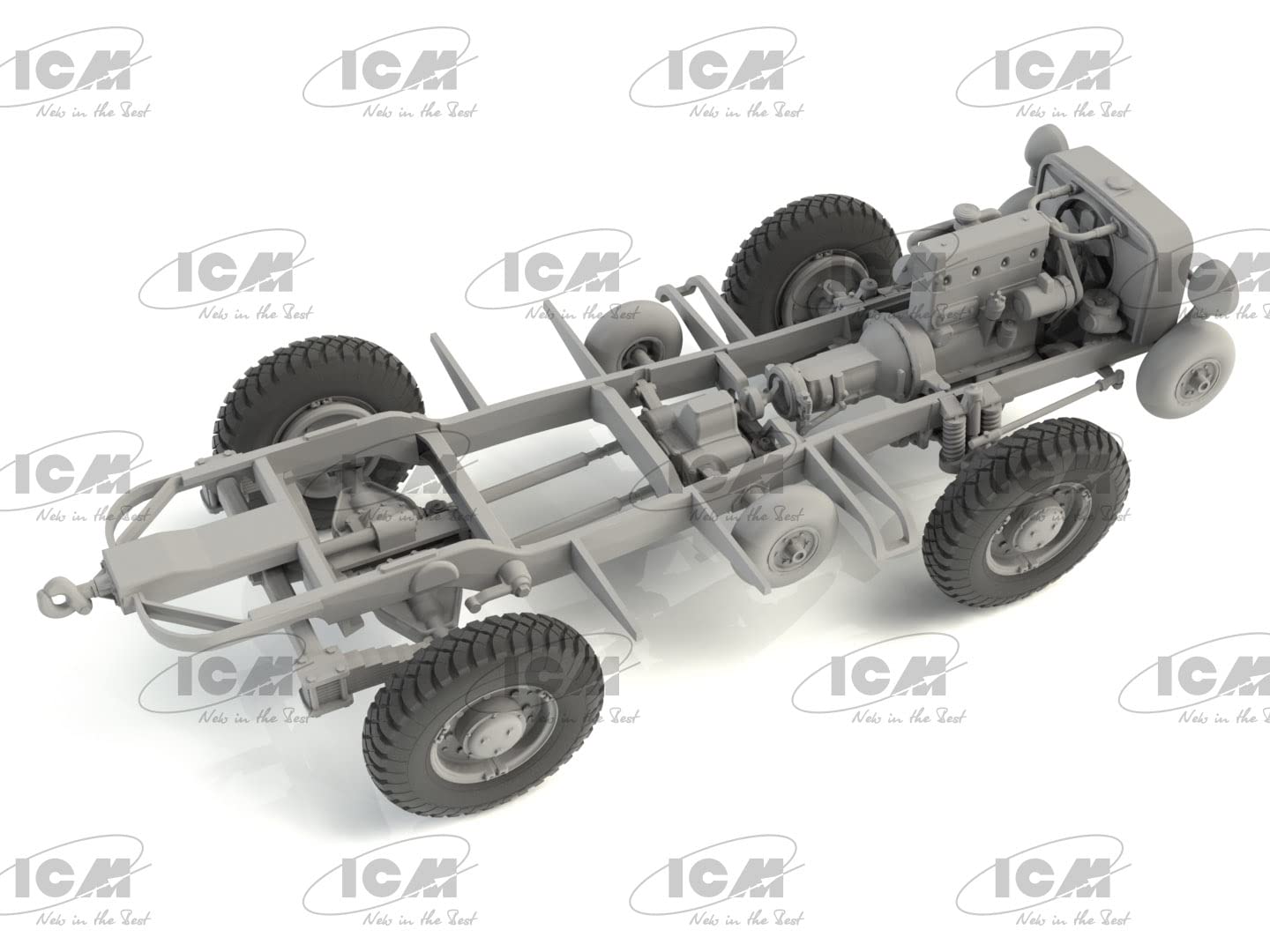 Plastic Military Vehicle Model Kit Laffly V15T, WWII French Artillery Towing Vehicle