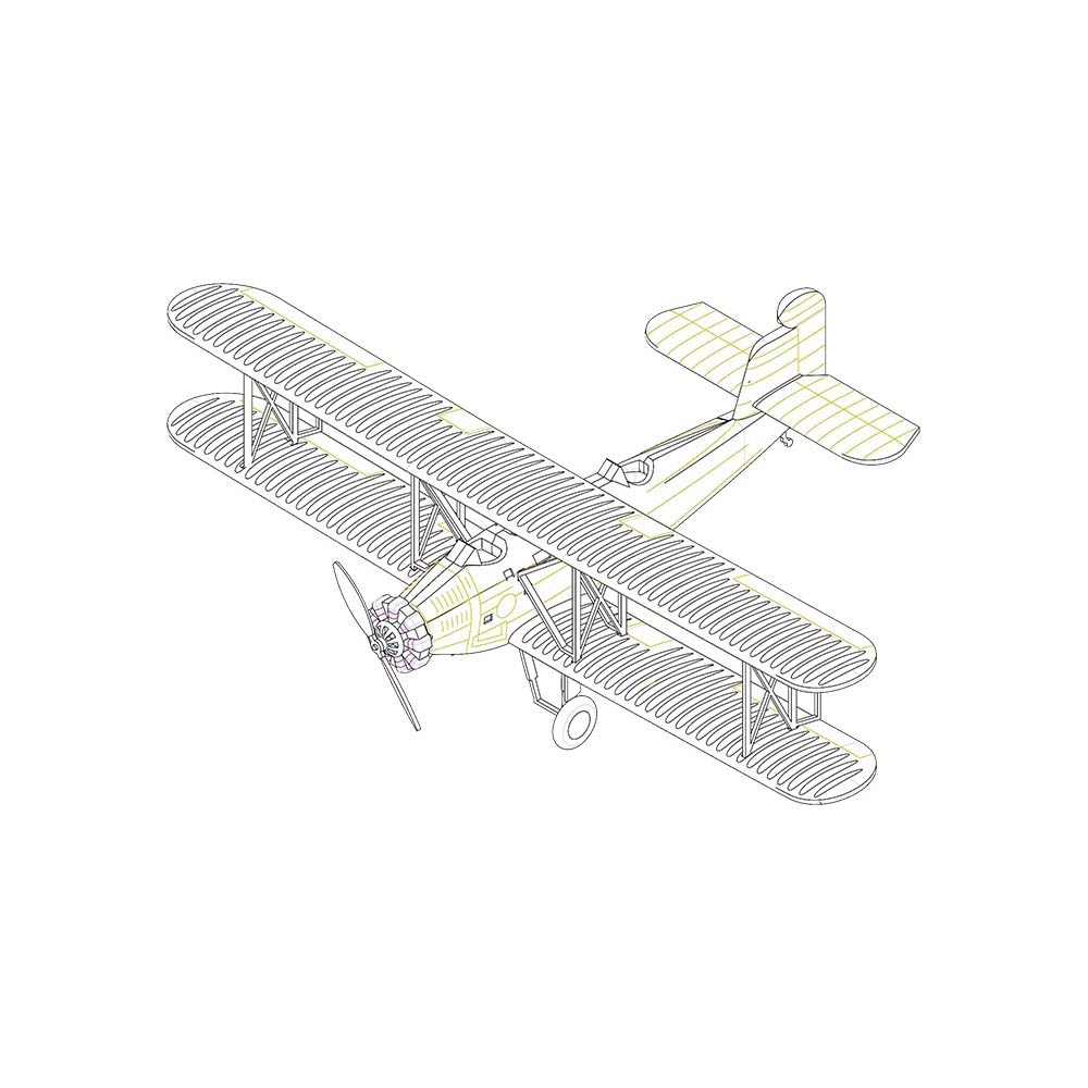 1/350 T4M BiPlane Torpedo Bomber Set for Carriers (12/Bx)