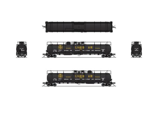 Broadway Limited 8153 Cryogenic Tank Car, Canadian Liquid Air, Single Car, N Scale