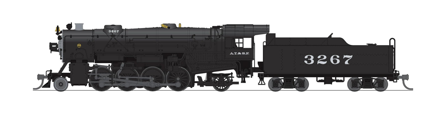 Broadway Limited 3971 USRA Heavy Mikado, ATSF #3272, Paragon4 Sound/DC/DCC, N (NP)