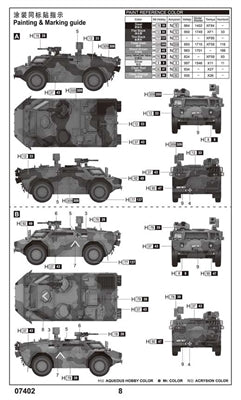 1/72 German Fennek LGS (Light Armored Recon Vehicle) German Version Model Kit