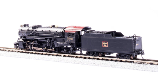 Broadway Limited 3972 USRA Heavy Mikado, CBQ 5501, Paragon4 Sound/DC/DCC, N