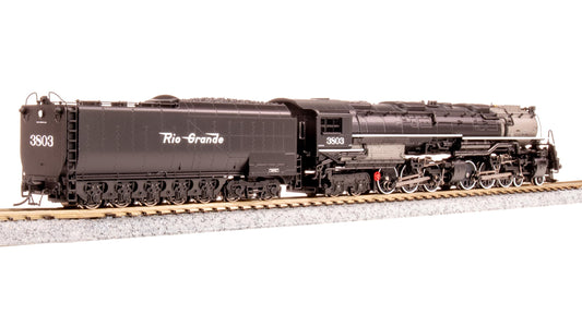 Broadway Limited 6987 D&RGW Challenger 4-6-6-4, #3803, Black & Graphite, Coal Tender, Paragon4 Sound/DC/DCC, Smoke, N Scale
