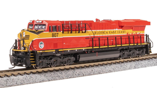 Broadway Limited 8638 GE ES44AC, FEC 807, Red & Yellow, No-Sound/DCC-Ready, N Scale