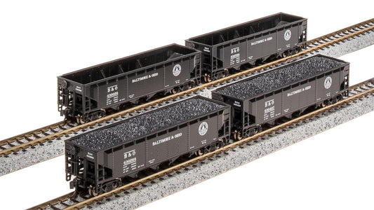Broadway Limited 7421 ARA 70-Ton Quad Hopper, B&O W2b, 40s/50s w/Capital Dome, 4-Pack B, N