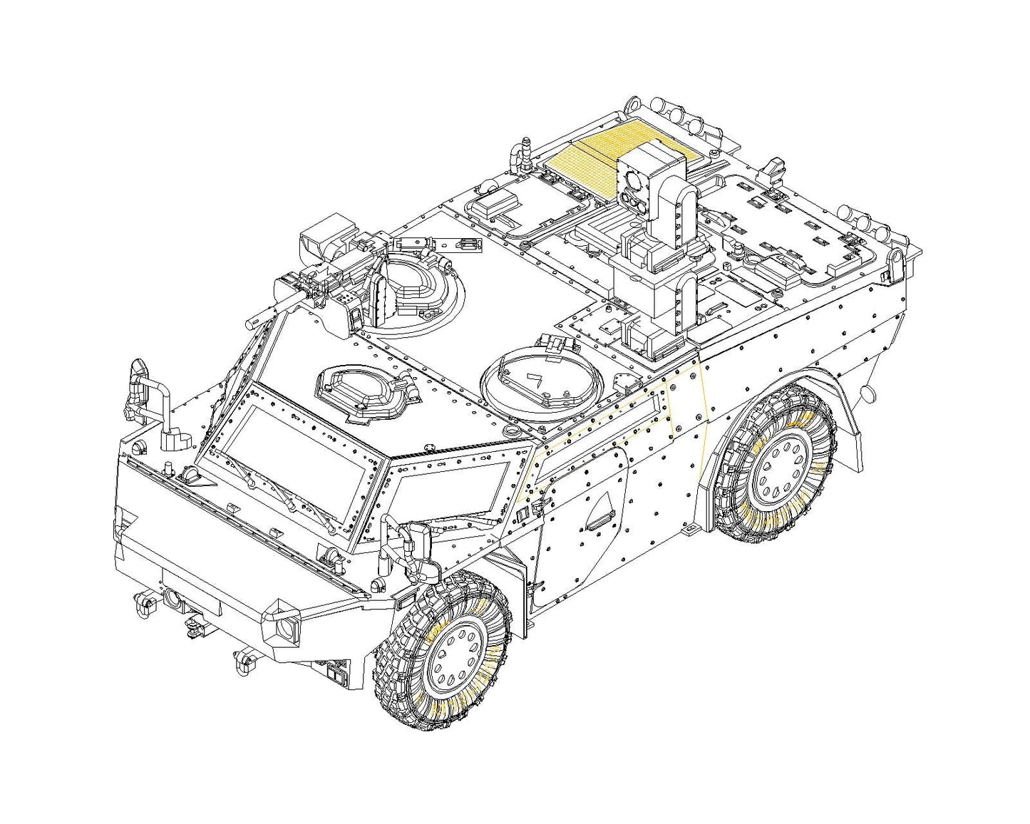1/72 German Fennek LGS (Light Armored Recon Vehicle) German Version