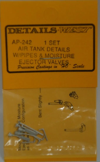 HO Air Tank Pipe & Moisture Ejector Details Set