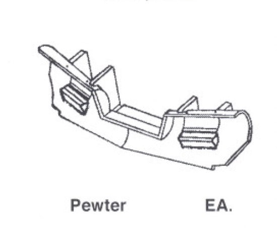HO Snow Plow w/Open MU Doors ATSF, & BNSF