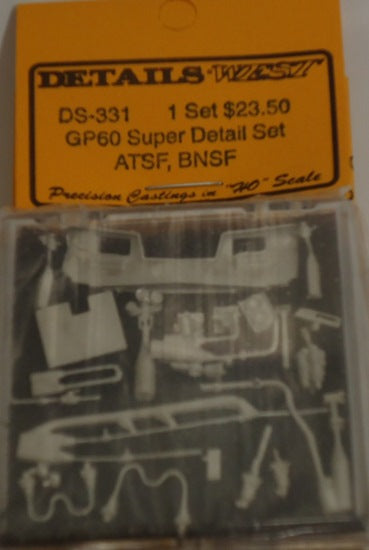 HO GP60 Super Detail Set, ATSF, BNSF (D)