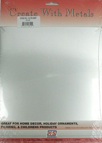 9"x12" Punch Metal Tin Sheet