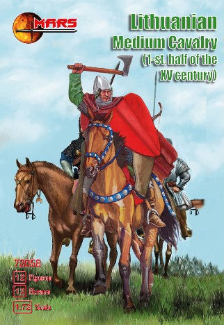 1/72 1st Half XV Century Lithuanian Medium Cavalry (12 Mtd)