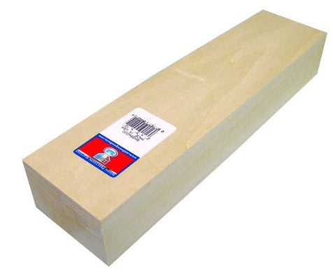 2" x 3" x 12" Basswood Carving Block