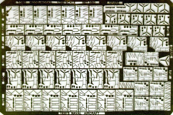 1/350 1930's Naval Aircraft Detail Set (D)