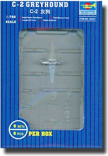 1/700 C2 Greyhound Aircraft Set for USS Nimitz (6/Bx)