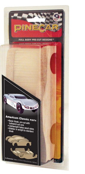 Pine Car Full Body Pre-Cut Designs American Classic Car