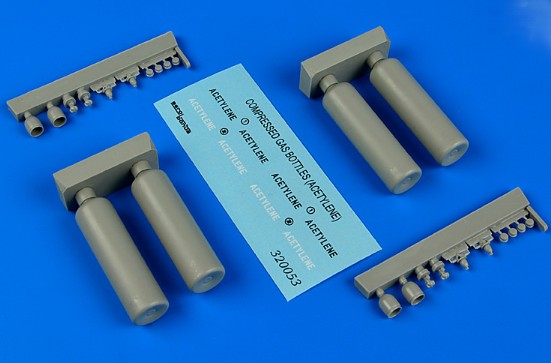 1/32 Compressed Acetylene Gas Bottles (D)