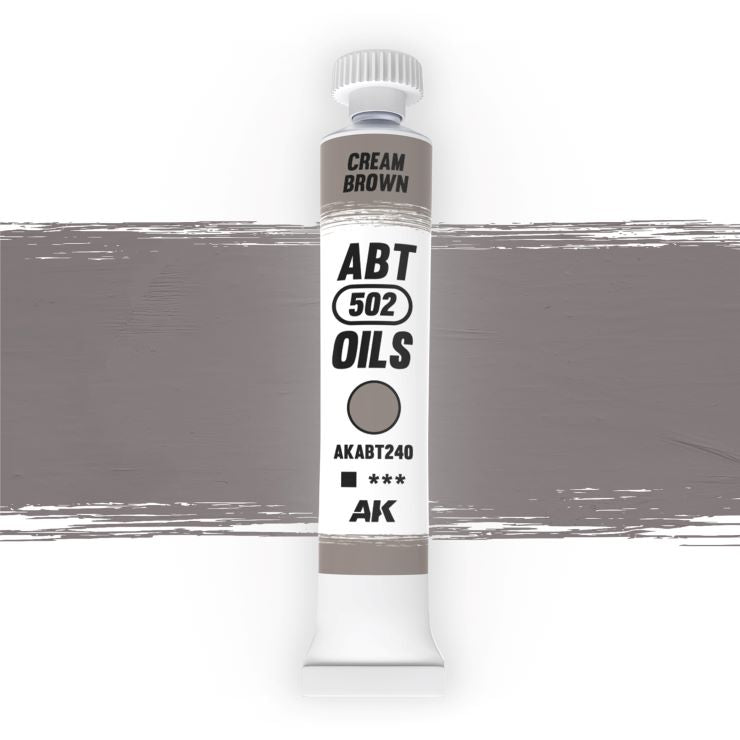 Weathering Oil Paint Cream Brown 20ml Tube