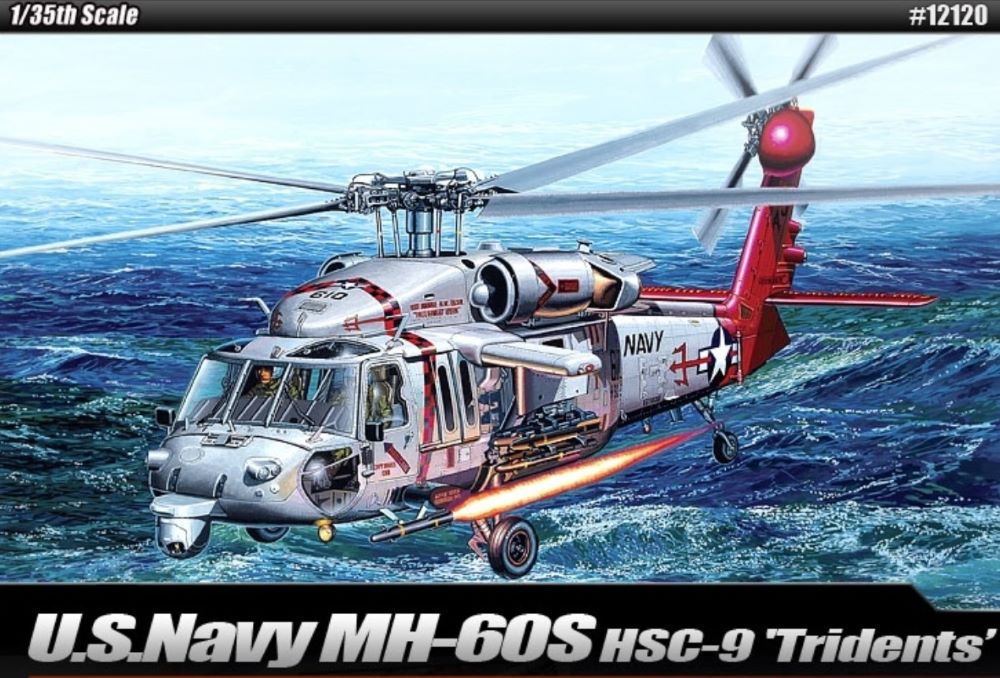 1/35 MH60S HSC9 Tridents USN Sea Combat Helicopter