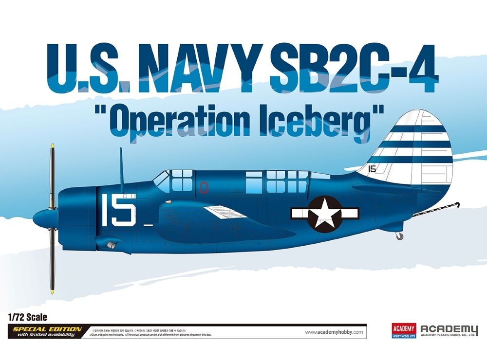 1/72 SB2C4 Operation Iceberg USN Bomber (Special Edition Ltd Run)