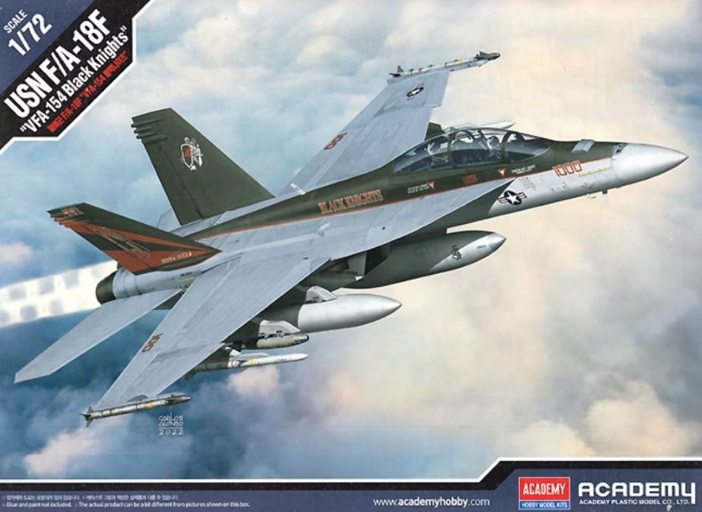 1/72 F/A18F VFA154 Black Knights USN Fighter