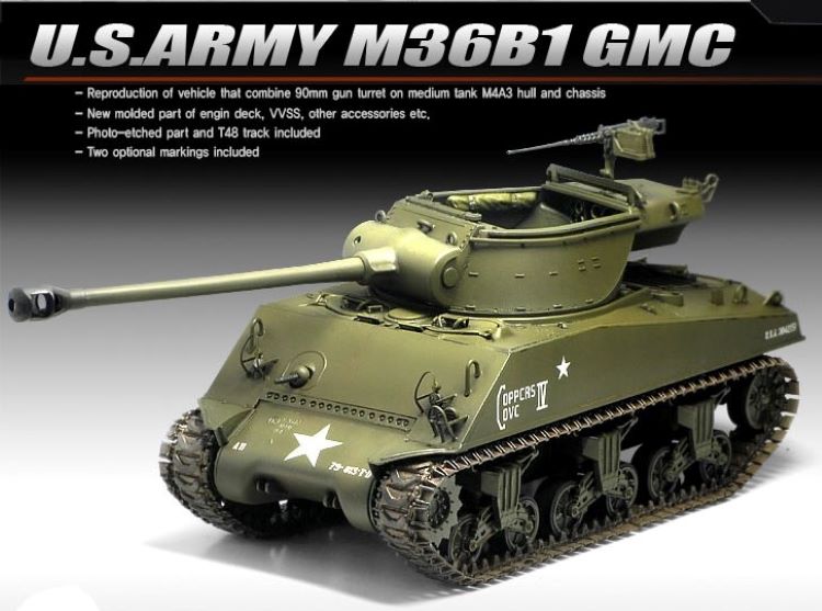 1/35 M36B1 GMC US Army Tank Destroyer