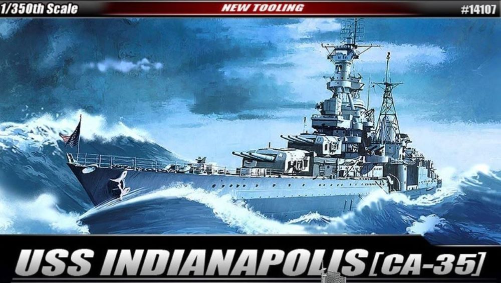 1/350 USS Indianapolis CA35 Heavy Cruiser