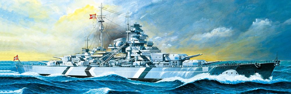 1/350 Bismarck Battleship (Static)