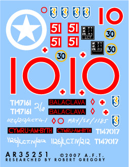 1/35 13/18 Hussars Balaclava M4A2 (Cast Hood) & CYMRU-AM-BYTH M4A2 ARV (D)