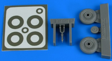 1/48 Macchi Mc202 Late Wheels & Paint Masks For HSG & EDU