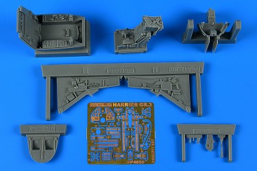 1/48 Harrier GR3 Cockpit Set For KIN