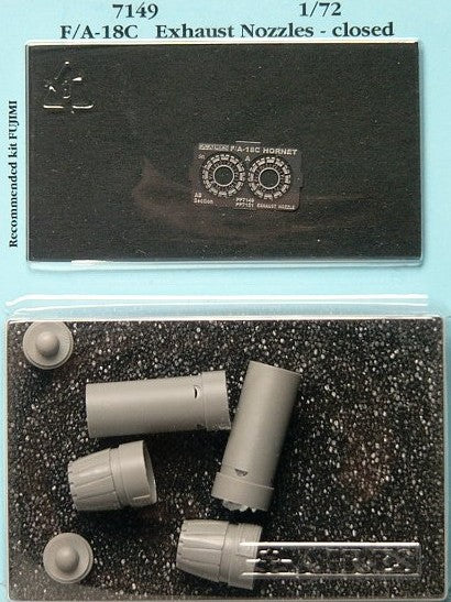 1/72 F/A18C Exhaust Nozzles Closed For FJM (D)