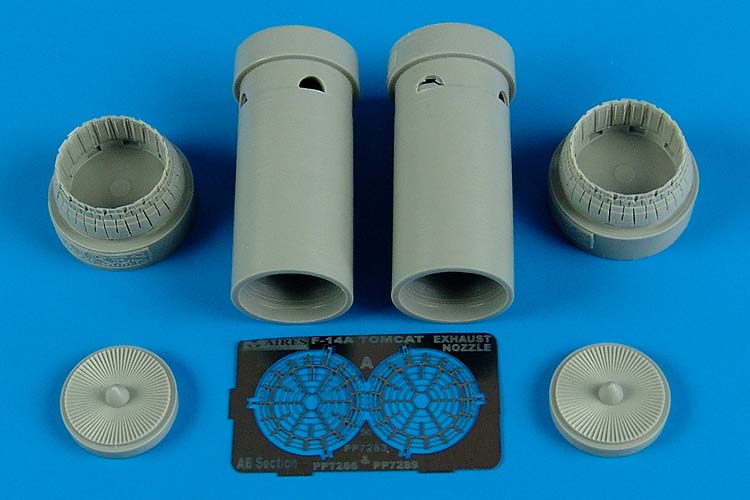 1/72 F14A Exhaust Nozzles Opened For HBO (D)