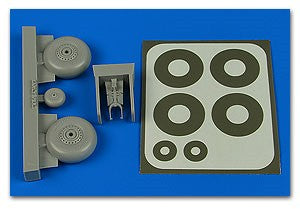 1/48 Bf109F/G Wheel Bay For EDU (D)