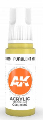 Purulent Yellow 3G Acrylic Paint 17ml Bottle
