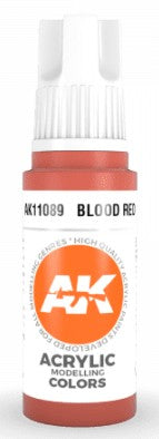 Blood Red 3G Acrylic Paint 17ml Bottle