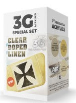 Air Series: Clear Doped Linen 3G Acrylic Paint Set (3 Colors) 17ml Bottles