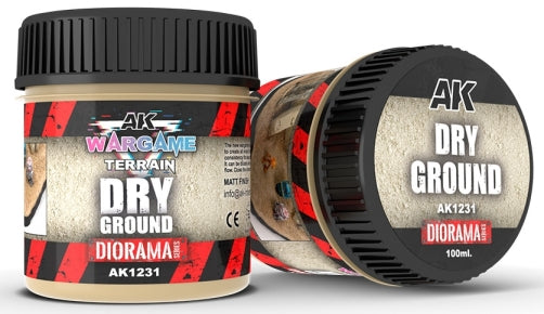 Wargame Terrain: Dry Ground Texture Acrylic 100ml Bottle