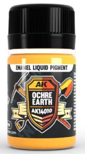 Ochre Earth Liquid Pigment Enamel 35ml Bottle
