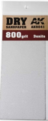 Dry Sandpaper Sheets 800 Grit (3)