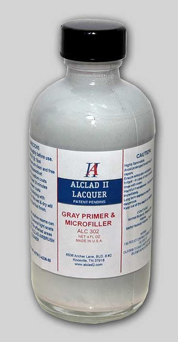 4oz. Bottle Grey Primer & Microfiller