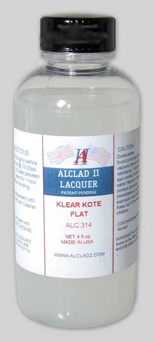 4oz. Bottle Clear Coat Flat