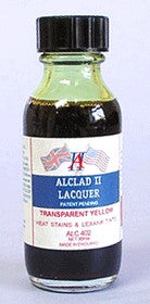 1oz. Bottle Transparent Yellow Lacquer