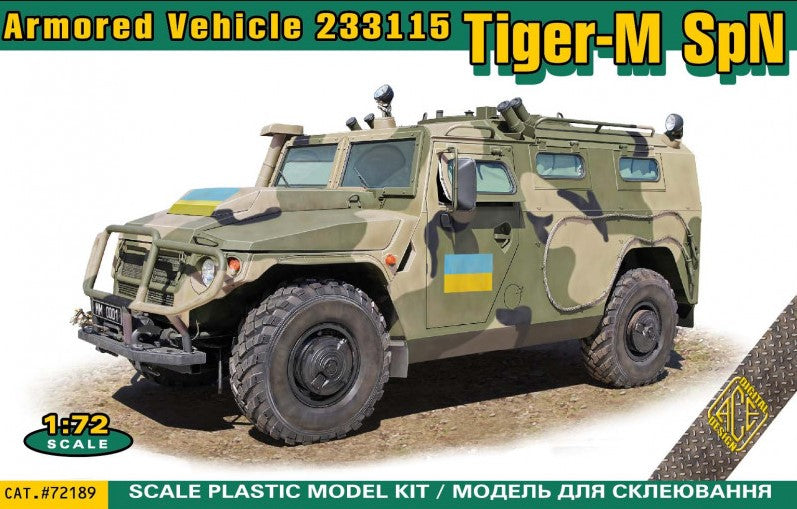 1/72 ASN233115 Tiger-M SpN Ukrainian Service Armored Vehicle
