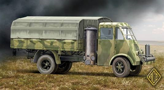 1/72 French AHN 3.5-Ton Truck w/Gas Generator
