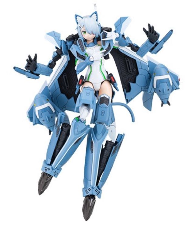 Macross Delta VF31A Kairos SP Variable Fighter Girl (6" tall) w/Aircraft & Weapons (Snap)